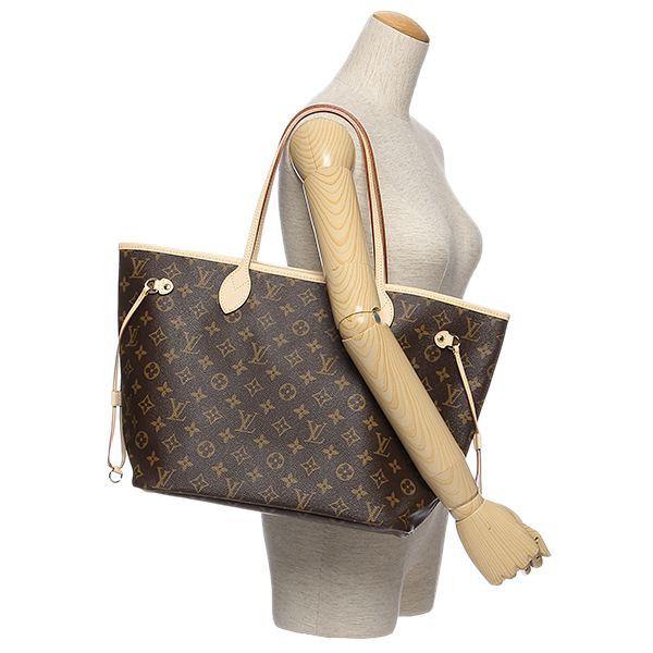 ルイ ヴィトン　VUITTON　モノグラム ネヴァーフルMM　ポーチ付き　フューシャ　M40996　