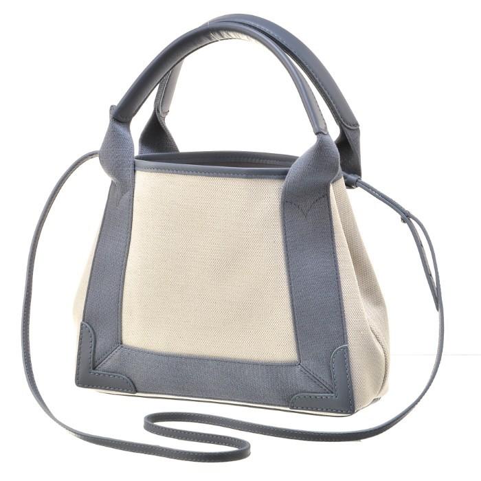 バレンシアガ BALENCIAGA バッグ 2017年秋冬新作 NAVY CABAS XS ネイビーカバス 2WAYハンドバッグ グレー系 390346 AQ38N 1381 
