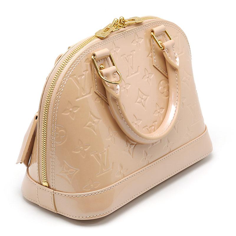 ルイヴィトン LouisVuitton M91607 アルマBB モノグラムヴェルニ ハンドバッグ ローズフロランタン 