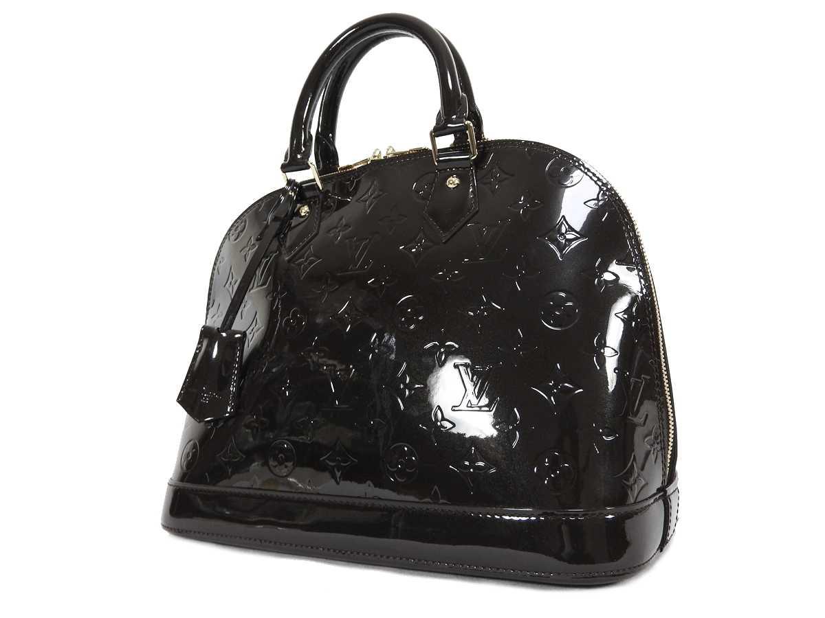 ルイヴィトン LOUIS VUITTON ヴィトン モノグラム ヴェルニ アルマPM ハンドバッグ M91444