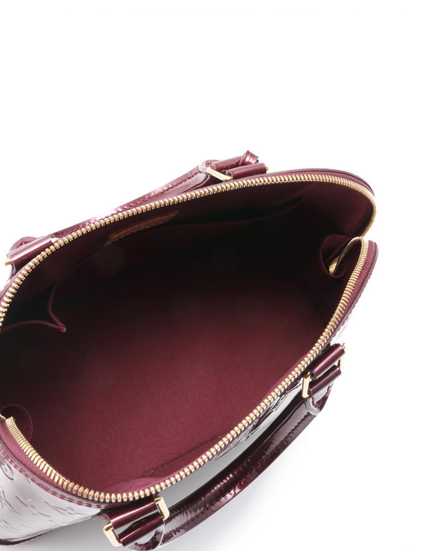 LOUIS VUITTON アルマPM　パープル  ライン：ヴェルニ M91691