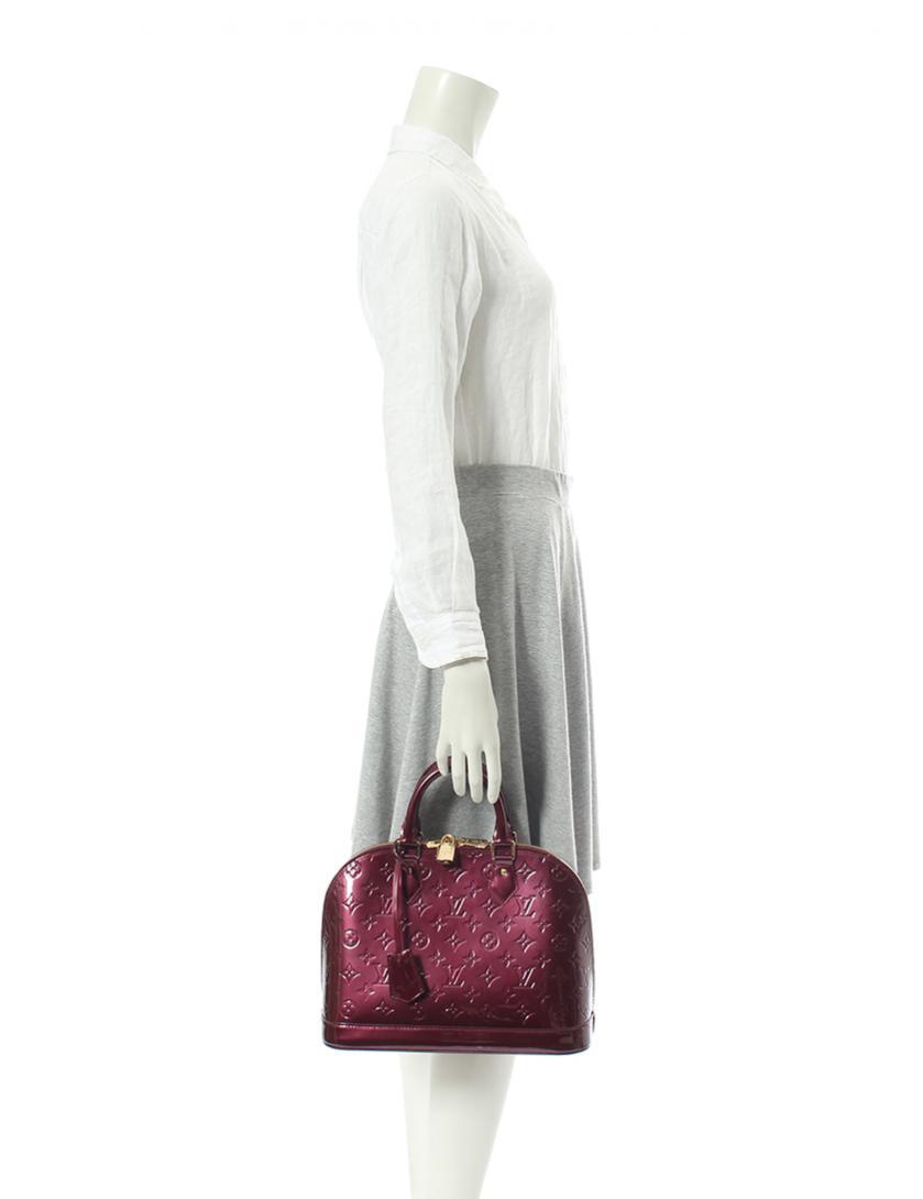 LOUIS VUITTON アルマPM　パープル  ライン：ヴェルニ M91691