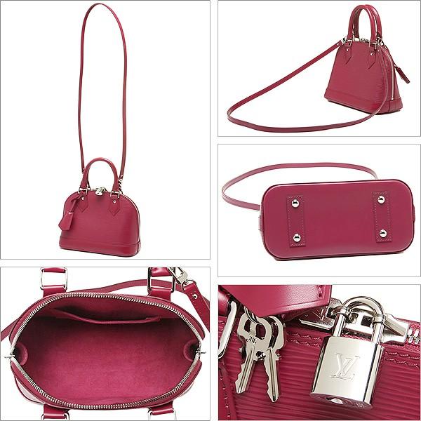 ルイヴィトン バッグ LOUIS VUITTON M40851 エピ アルマBB ハンドバッグ フューシャ