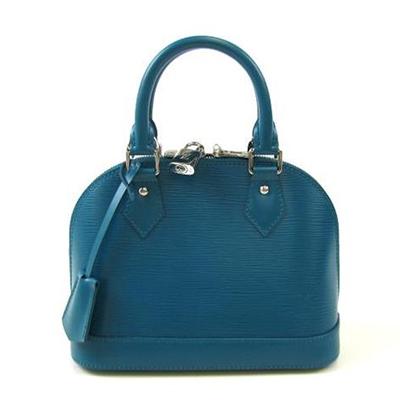 LOUIS VUITTON ルイヴィトン アルマBB ショルダーバッグ シアン（ブルー系） エピ M40853