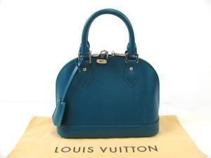 LOUIS VUITTON ルイヴィトン アルマBB ショルダーバッグ シアン（ブルー系） エピ M40853