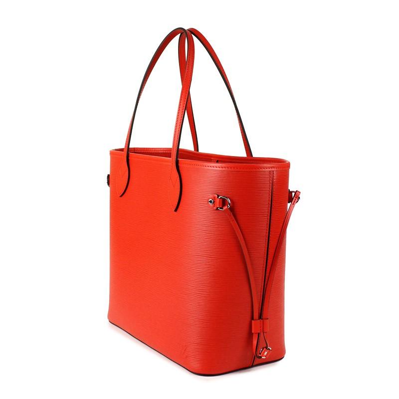 LOUIS VUITTON ルイ ヴィトン エピ ネヴァーフルMM トートバッグ ショルダーバッグ ショルダートート ポーチ付 コクリコ M41159