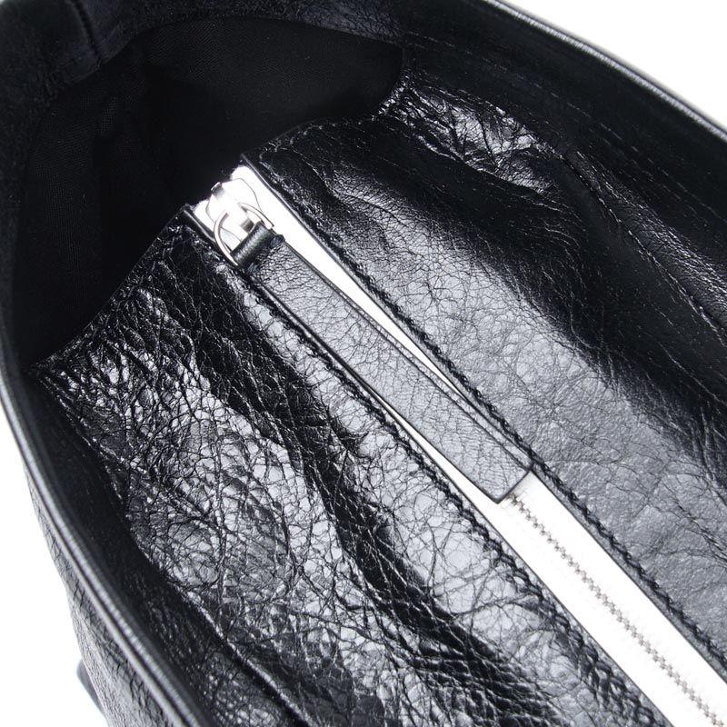 バレンシアガBALENCIAGA トートバッグ ブラック メンズ トート バッグ 大容量 ビッグサイズ 黒 レザー 本革 週末 外泊 457627 aou22 1000