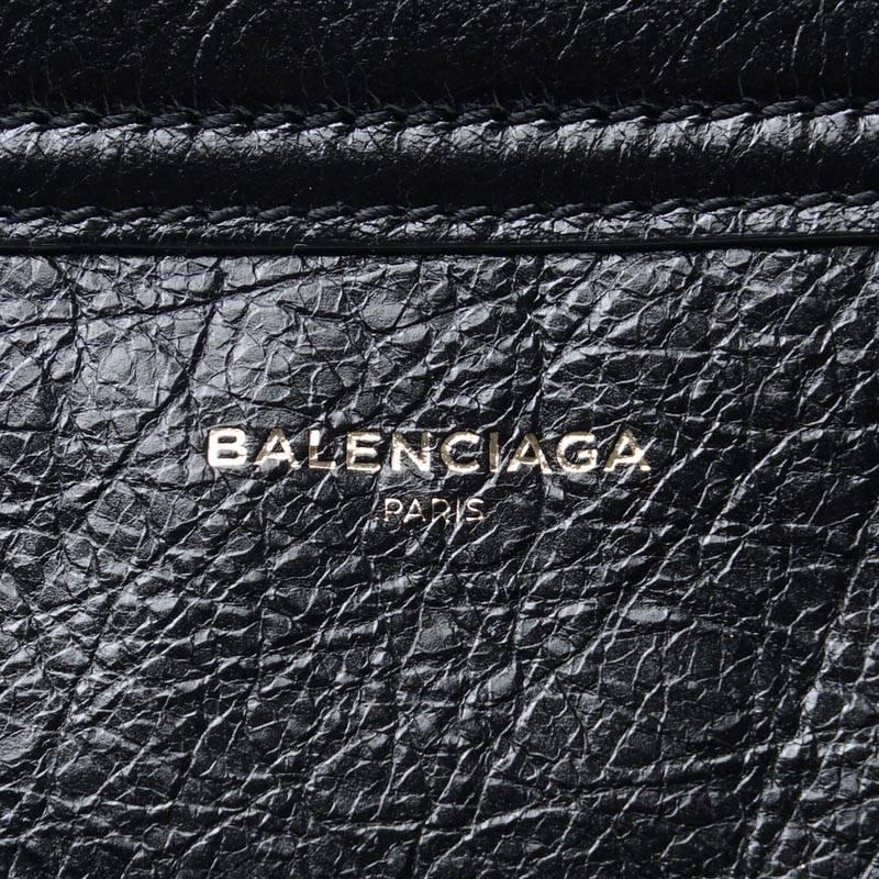 バレンシアガBALENCIAGA トートバッグ ブラック メンズ トート バッグ 大容量 ビッグサイズ 黒 レザー 本革 週末 外泊 457627 aou22 1000