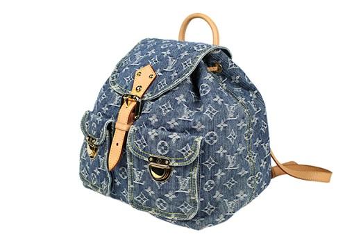 ルイ・ヴィトン LOUIS VUITTON　サック・ア・ドGM（バックパック/リュック）　モノグラム・デニム　ブルー　M95056