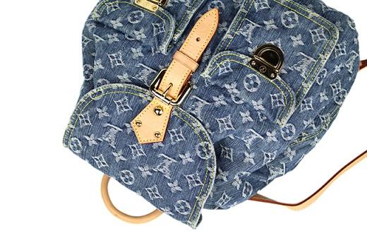 ルイ・ヴィトン LOUIS VUITTON　サック・ア・ドGM（バックパック/リュック）　モノグラム・デニム　ブルー　M95056