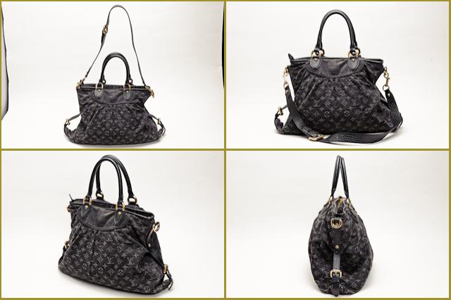 ルイヴィトン ショルダーバッグ　モノグラムデニム LOUIS VUITTON　ネオ・カビィ　GM ノワール/ブラックM95350-01