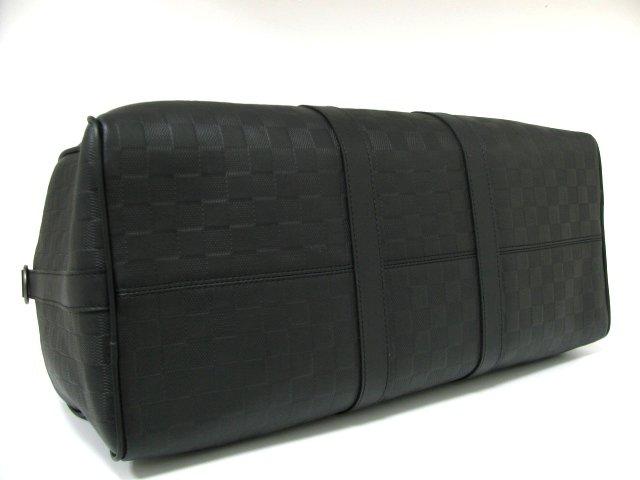 LOUIS VUITTON 【ルイヴィトン】ダミエ アンフィニ キーポル バンドリエール45 ボストンバッグ 旅行カバン オニキス N41145