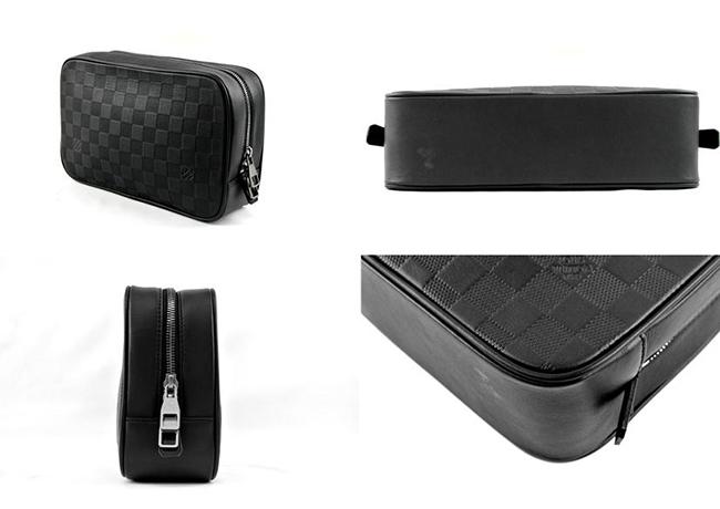LOUIS VUITTON【ルイ・ヴィトン】N23347 トゥルース・トワレ セカンドバッグ ダミエアンフィニ オニキス