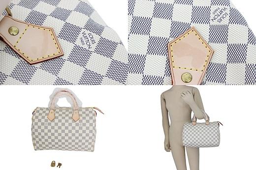 ルイヴィトン ルイ・ヴィトン ヴィトン LOUIS VUITTON バッグ VUITTON ヴィトン ダミエアズール スピーディ30 ハンドバッグ メンズ レディース N41533