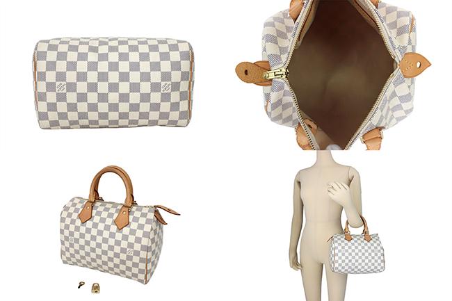 LOUISVUITTON　ルイヴィトン　ダミエアズール　スピーディ25　ボストンバッグ　N41534