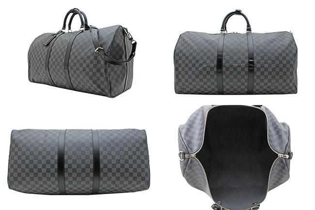 ルイ ヴィトン LOUIS VUITTON Damier Graphite/ダミエ・グラフィット キーポル・バンドリエール55cm  N41413