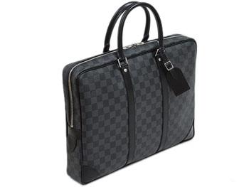 ルイヴィトンバッグ　LOUIS VUITTON　ヴィトン　ダミエ・グラフィット　LV　メンズ　ブリーフケース　ビジネス　ポルト ドキュマン・ヴォワヤージュ　N41125