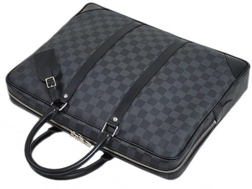 ルイヴィトンバッグ　LOUIS VUITTON　ヴィトン　ダミエ・グラフィット　LV　メンズ　ブリーフケース　ビジネス　ポルト ドキュマン・ヴォワヤージュ　N41125
