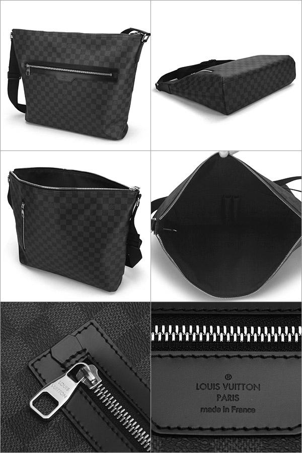 LOUIS VUITTON ルイヴィトンミック GM N41105ダミエ グラフィット メンズ メッセンジャーバッグ ショルダーバッグ