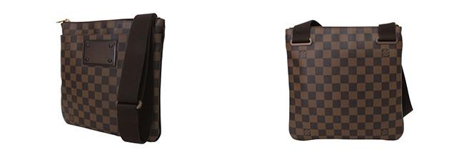 LOUIS VUITTONルイ・ヴィトン N41100　 ポシェットプラット ブルックリン ショルダーバッグ ダミエキャンバス