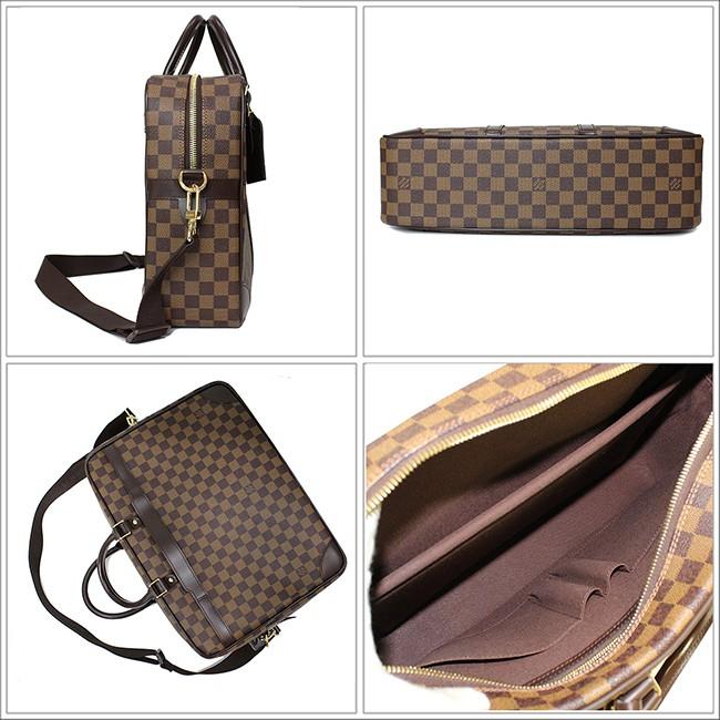 ヴィトン　ダミエ  LOUIS VUITTON ポルト ドキュマン ヴォワヤージュ ダミエ・エベヌ N41122