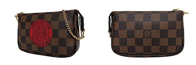 ルイヴィトン ダミエ ミニ アクセサリーポーチ ミニポシェット・アクセソワール T&B N58011 