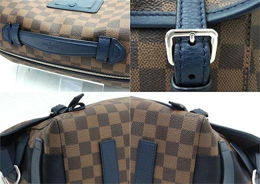LOUIS VUITTON ルイ ヴィトン ブザス N41236 コーティングキャンバス、ダミエブルー ショルダーバッグ