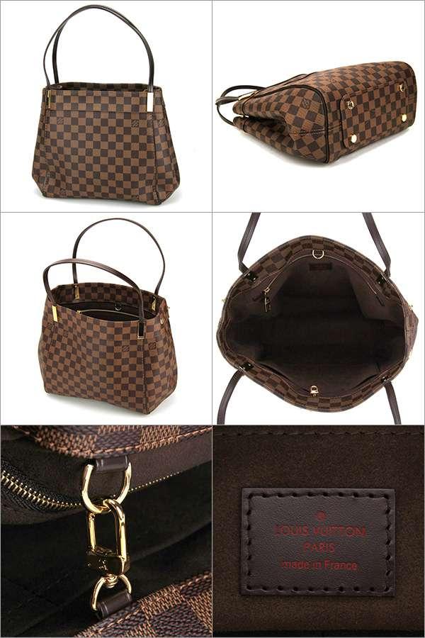 ルイ・ヴィトン LOUIS VUITTON ダミエ トートバッグ ダークブラウン 茶 N41214