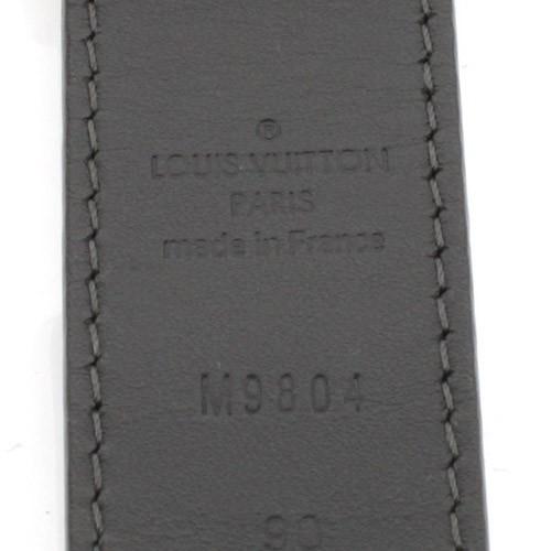 ルイヴィトン  ダミエ グラフィット サンチュール・LV ロング ベルト グレー M9638U