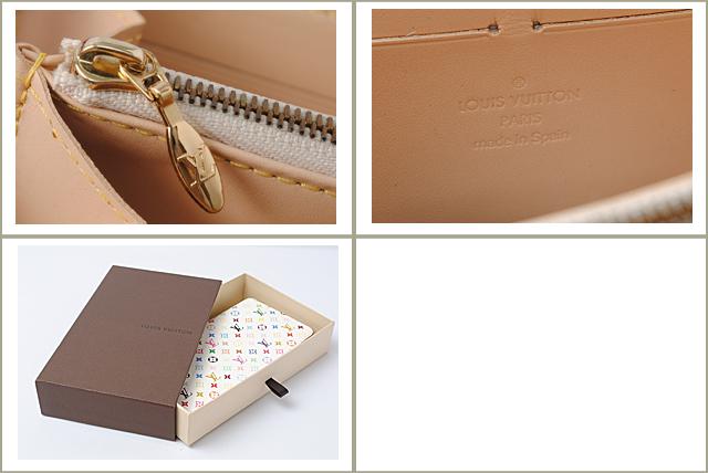 LOUIS VUITTON ルイヴィトン　ヴェルニモノグラム　マルチカラー　長財布（ジッピー・ウォレット）　ブロン　 M60049
