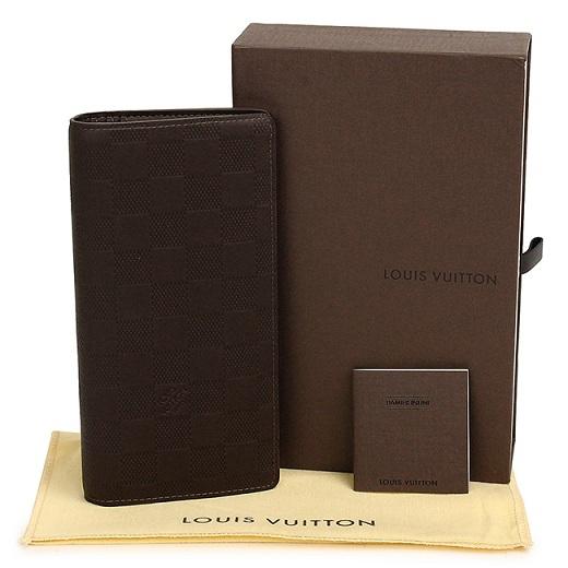 LOUIS VUITTON  ルイ・ヴィトン ダミエ アンフィニ 二つ折り長財布 ポルトフォイユプラザ N63120