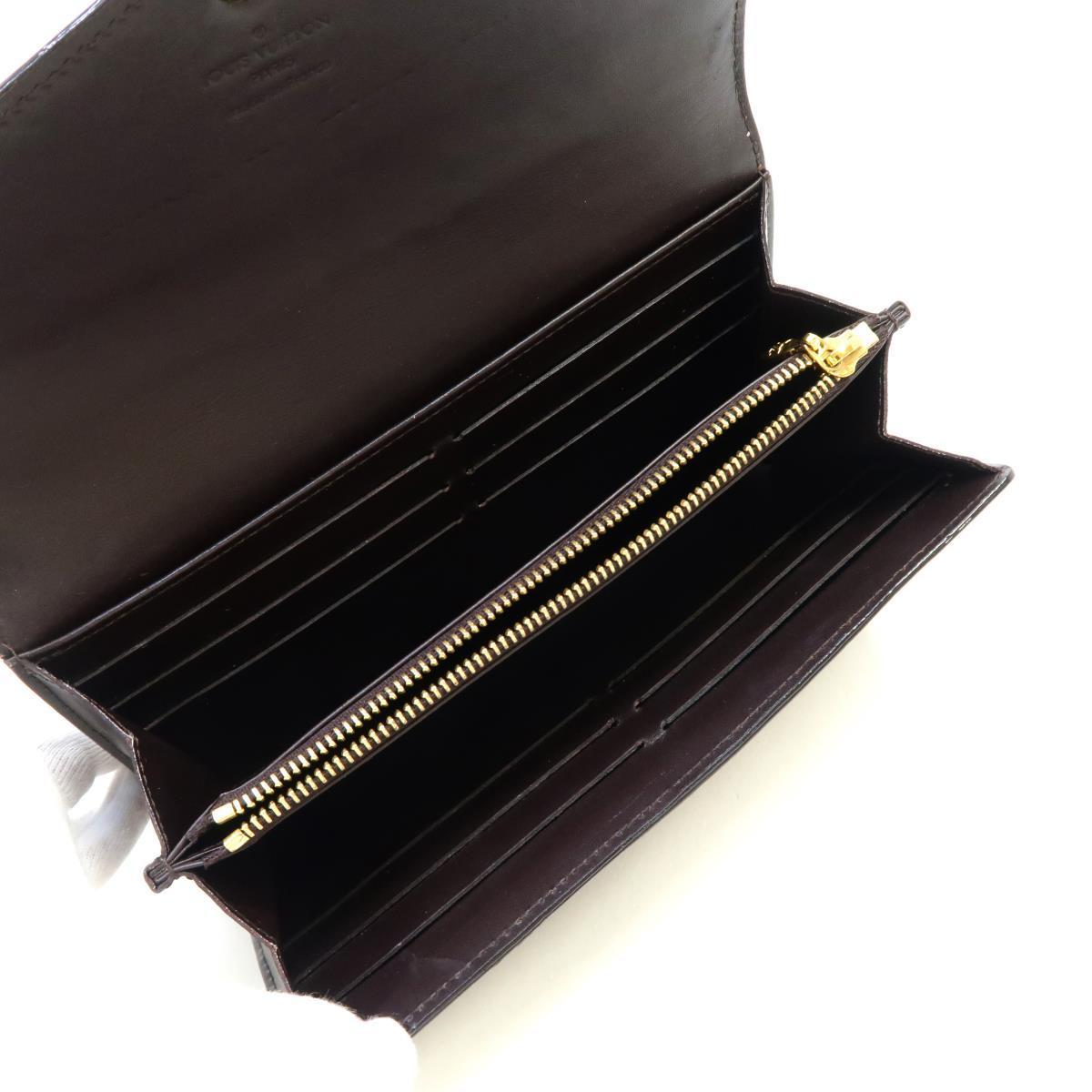 ルイヴィトン LOUIS VUITTON ヴェルニ ポルトフォイユサラ 長財布 M90152