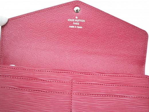 ルイヴィトン LOUIS VUITTON ヴィトン エピ ポルトフォイユ・サラ 二つ折り 長財布M60580