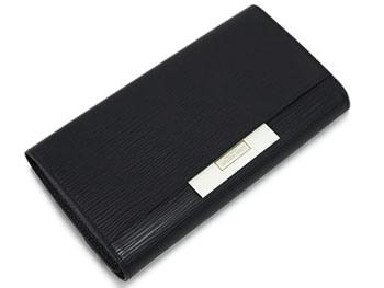 ルイヴィトン　財布　LOUIS VUITTON　ヴィトン　LV　エピ　ファスナー長札　ポルトフォイユ・サラ　ノワール　M60582