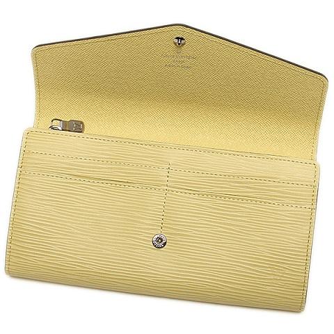 LOUIS VUITTON M60588 エピ レザー ポルトフォイユ サラ 長財布 ピスタッシュ 