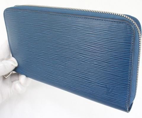 LOUIS VUITTON 【ルイ・ヴィトン】 M60619 ジッピー・オーガナイザー 長財布 LV サイフ エピレザー 青