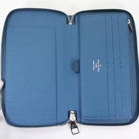 LOUIS VUITTON 【ルイ・ヴィトン】 M60619 ジッピー・オーガナイザー 長財布 LV サイフ エピレザー 青