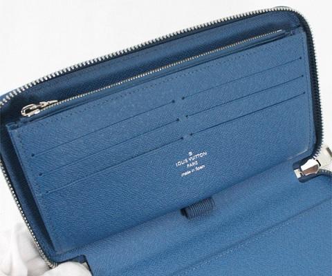 LOUIS VUITTON 【ルイ・ヴィトン】 M60619 ジッピー・オーガナイザー 長財布 LV サイフ エピレザー 青