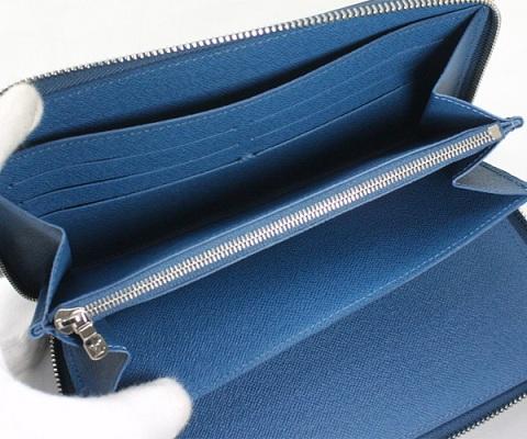 LOUIS VUITTON 【ルイ・ヴィトン】 M60619 ジッピー・オーガナイザー 長財布 LV サイフ エピレザー 青