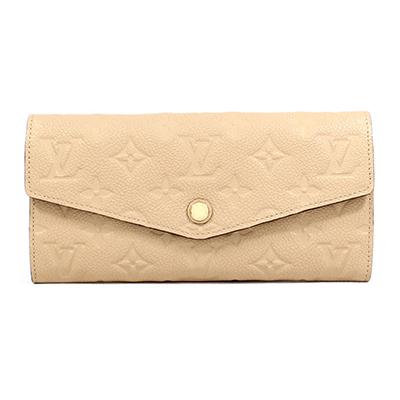 LOUIS VUITTON　ルイ・ヴィトン ポルトフォイユ・キュリユーズ　長財布　モノグラム・アンプラント　デュンヌ ベージュ　M60751