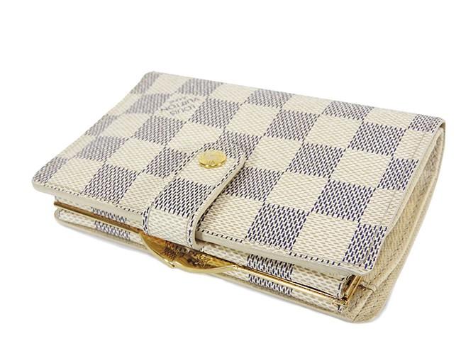 LOUIS VUITTON ルイヴィトン 二つ折り財布 N61676 ダミエ・アズール ポルトフォイユ・ヴィエノワ