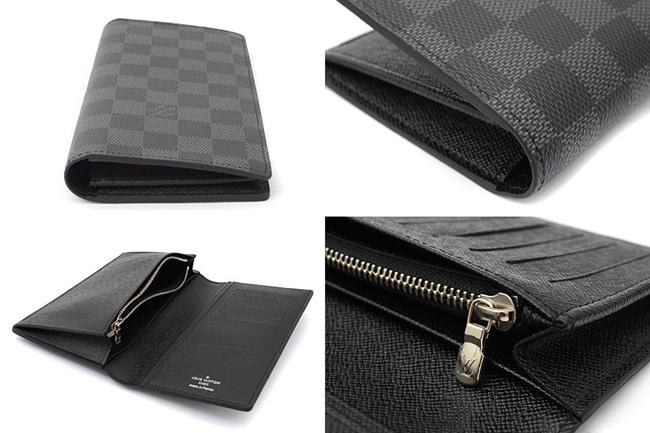 LOUIS VUITTON ルイヴィトン N62665 ダミエグラフィット ポルトフォイユブラザ 2つ折長財布