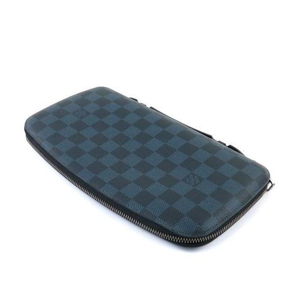 LOUIS VUITTON  ルイヴィトン N63222 アトール ダミエ コバルト クラッチバッグ ブルー×ブラック メンズ