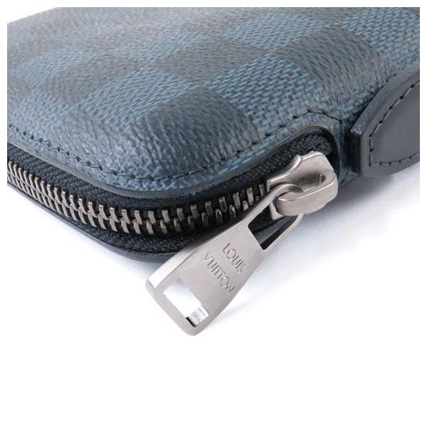 LOUIS VUITTON  ルイヴィトン N63222 アトール ダミエ コバルト クラッチバッグ ブルー×ブラック メンズ