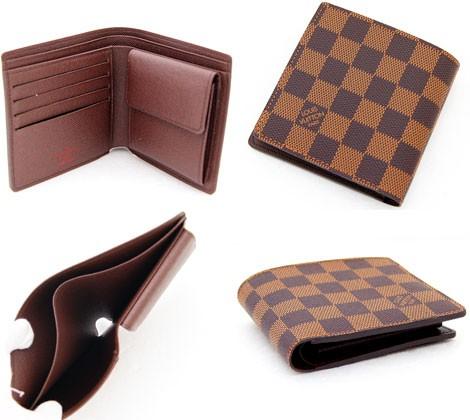ルイヴィトン ​ LOUISVUITTON 二つ折り財布 ポルトフォイユ・マルコ ゴールド金具 N61675 メンズ