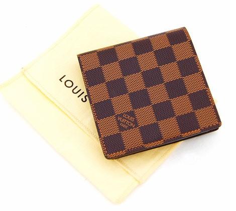 ルイヴィトン ​ LOUISVUITTON 二つ折り財布 ポルトフォイユ・マルコ ゴールド金具 N61675 メンズ