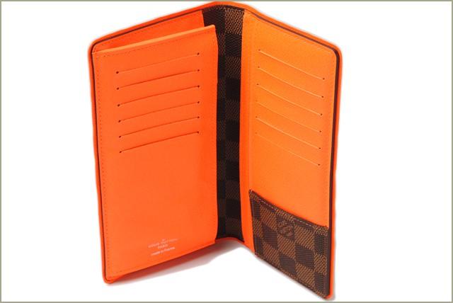 ルイヴィトン  財布 LOUIS VUITTON 長財布/ポルトフォイユ ブラザ　N63155　ダミエ/オランジュ