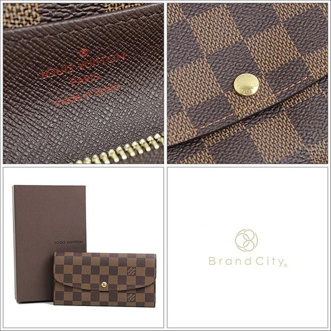 ルイヴィトン LOUIS VUITTON ポルトフォイユ・エミリー 長財布 ダミエ N63019