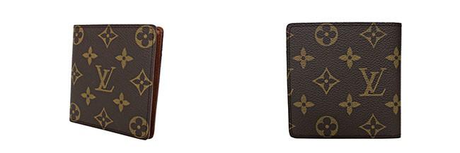 ルイヴィトン モノグラム ポルトビエ 6カルトクレディ M60929 二つ折り札入れ ブラウン メンズ キャンバス LOUIS VUITTON