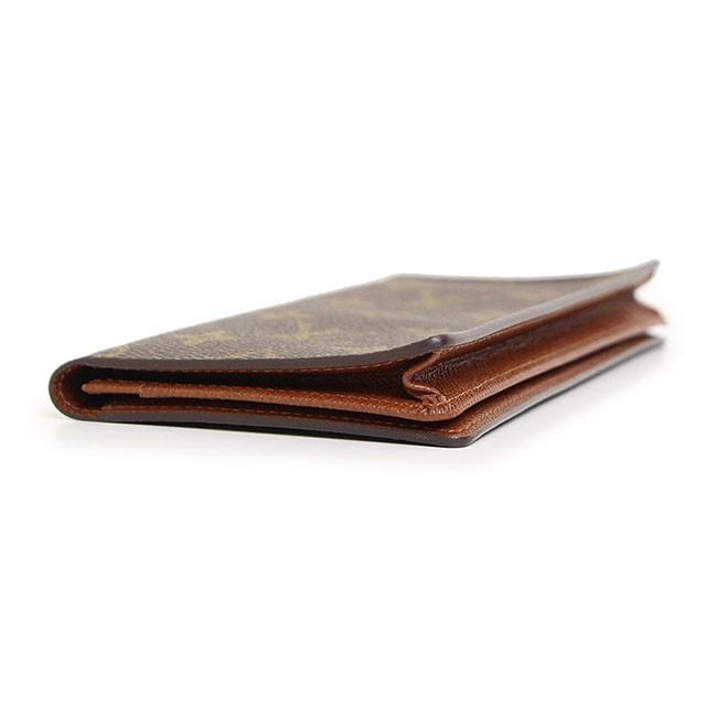 ルイ・ヴィトン Louis Vuitton ポルト カルト クレディ 札入れ カード入れ 二つ折り 長財布 モノグラム ブラウン M60825 レディース